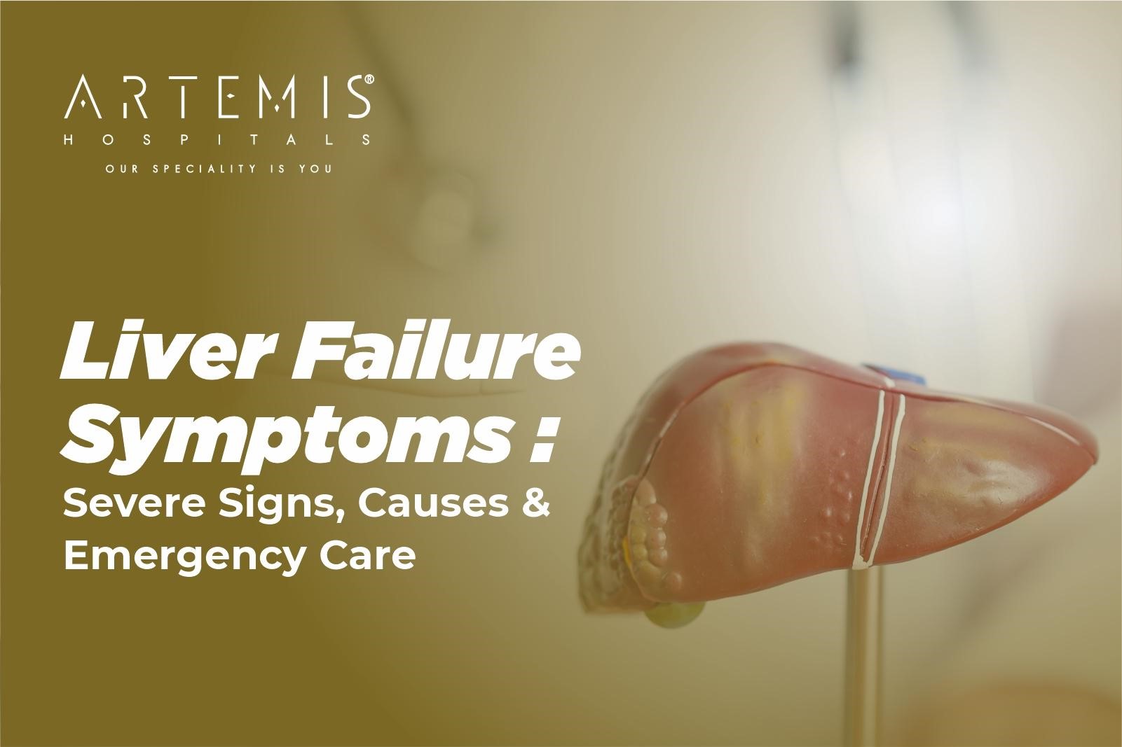 लिवर फेलियर के लक्षण
